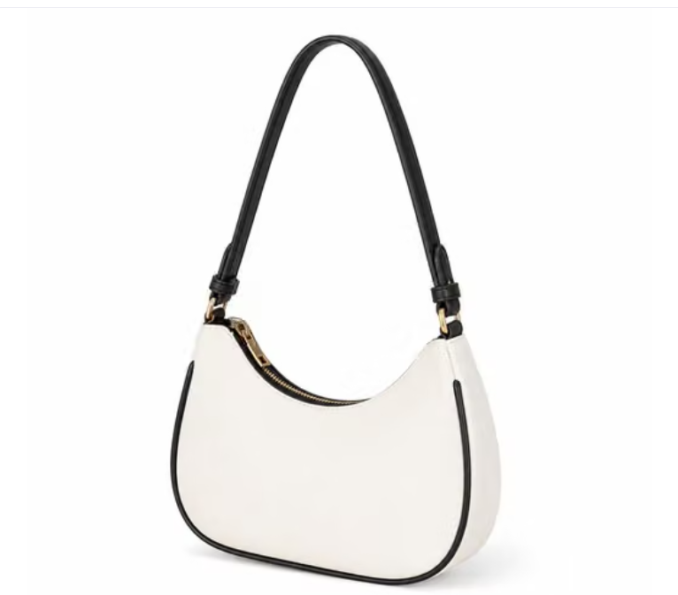 Stylish Shoulder Bag with Zipper Closure