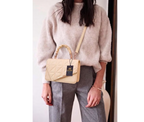 Sophisticated Quilted PU Leather Crossbody | Compact Lightweight Sling Bag