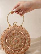CANDY BAGS Embellished Box Clutch
