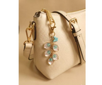 keychain specia for laddy girls Handmade purse charm purple charms surprise gift