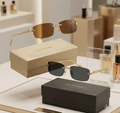 Premium Rimless Sunglasses Luxury Combo Pack – Unisex Fashion Eyewear with UV400 Protection (Multi-Pack)