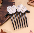 Estailo Fashion Crystal Bloom Hair Combaccessories for women lightweight aesthetic