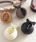 TR CREATION multi color 4 pcs Women Ball Design Casual Hair Claw For Daily Life (random color)